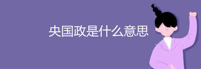 央国政是什么意思  央国政的意思是什么