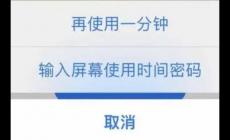 iphone屏幕使用时间密码是什么意思 屏幕使用时间密码是什么意思呢