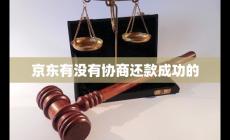 京东金融有没有协商还款成功的