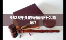 9528开头是什么电话 网贷催收电话还是其他电话