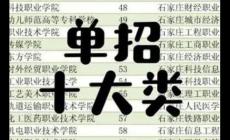 单招十大类详细专业表 2025哪些专业就业率高