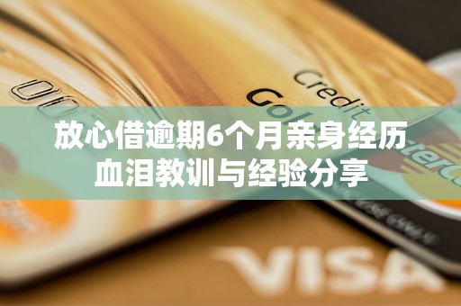 放心借逾期6个月亲身经历血泪教训与经验分享