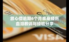 放心借逾期6个月亲身经历 血泪教训与经验分享